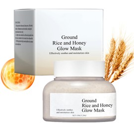 Ground Rice and Honey Glow Mask, Ground Rice and Honey Glow Mask Pore Sebum, Rice Mask Wash Off, Honey Wash Off Mask, Exfoliating Rice Mask, Honey Exfoliating Mask, Pore Care Rice Masks
