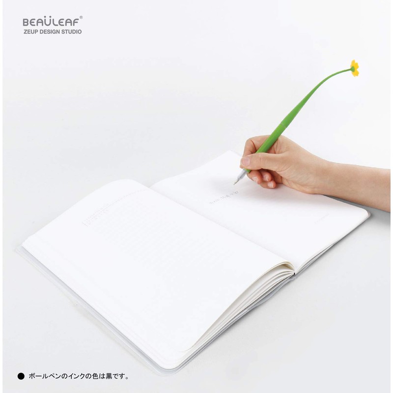ZEUP BEAULEAF 920959 Water-Based Ballpoint Pen, Flower Pink