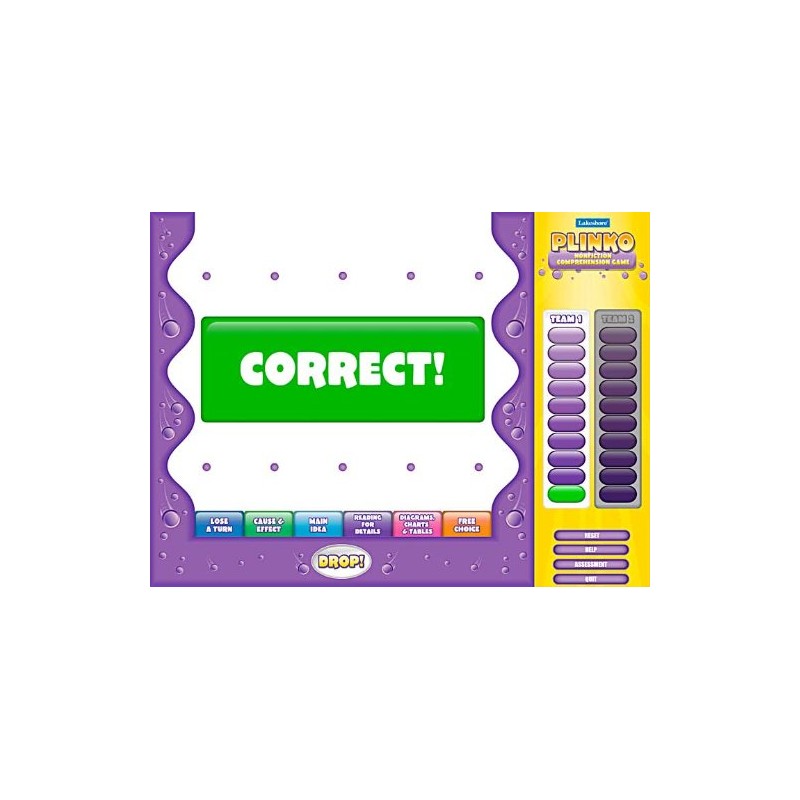 Interactive Plinko Nonfiction Game - Gr. 1-2