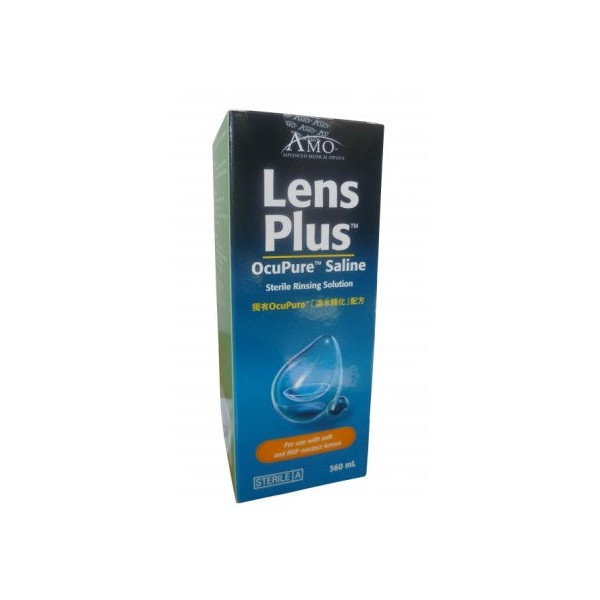 Lens Plus OcuPure Saline Sterile Rinsing Solution 360ml