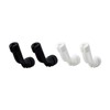 ELECOM Mouse Cable Lift 4-Pack (2 Black, 2 White) [Lifts