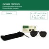 NATURALIGHT Rasterbrille/Lochbrille für Augentraining - Modell Basalto – Bifokales Raster
