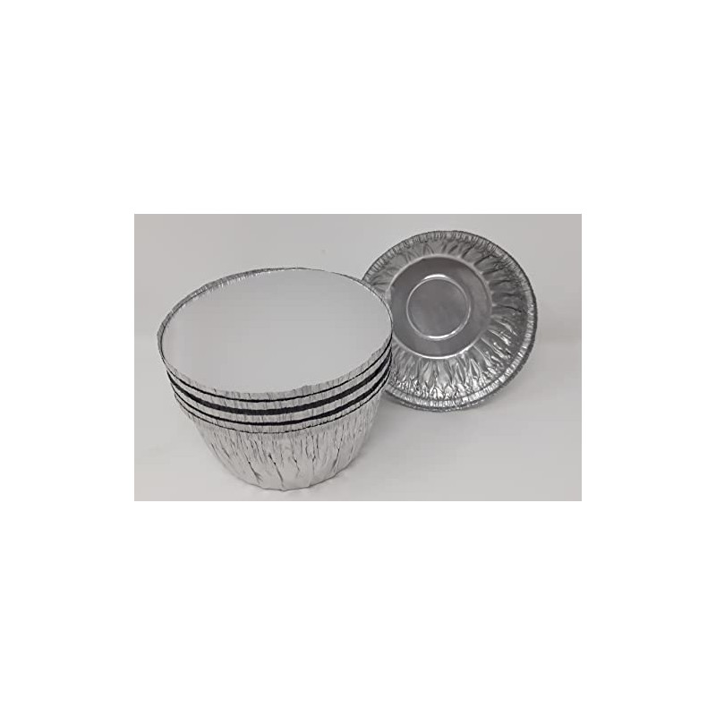 2lb Aluminium Foil Pudding / Pie Dish with Lids 932cc