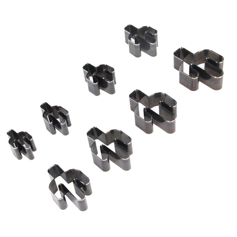8pcs Leather Shape Punch Cutter Mold High Carbon Steel Hollow