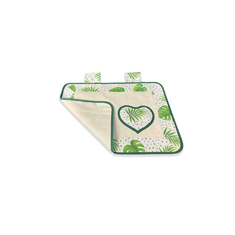 Green Fabric Oven Cover