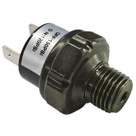 120-150 PSI Air Pressure Switch, 1/4" NPT Thread Air Compressor Pressure Switch, DC 24V 12V Pressure Switch, 120 PSI Air Horn/Tank Pressure Switch(120-150PSI)