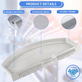 Compatible Lint Filter for GE GTD33GASK0WW, GTD33EASK0WW, GTX33GASK0WW, GTX33EASK0WW Dryer Models