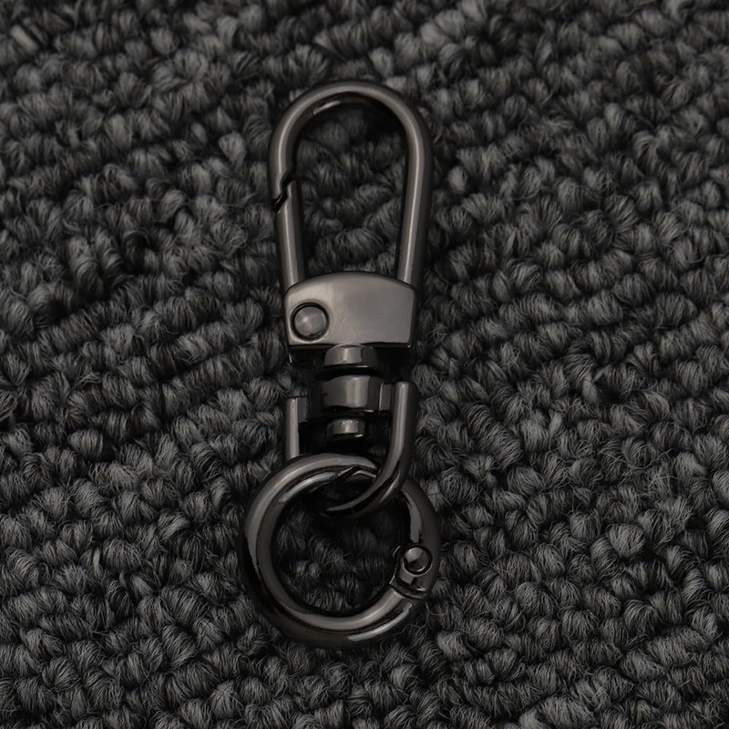 LMAPUR, Set of 2, Hook Key Chain, Metal Detachable Double