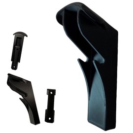 Motorcycle Helmet Wall Mount, Slim Flush Design with Key Hooks, Helmet Hanger, Made in USA