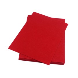 YYCRAFT Thick Stiff Felt Sheets Thick Felt 9 Inch X 12 Inch (Thickness:3.2mm) - 10 Pcs Pack, Red