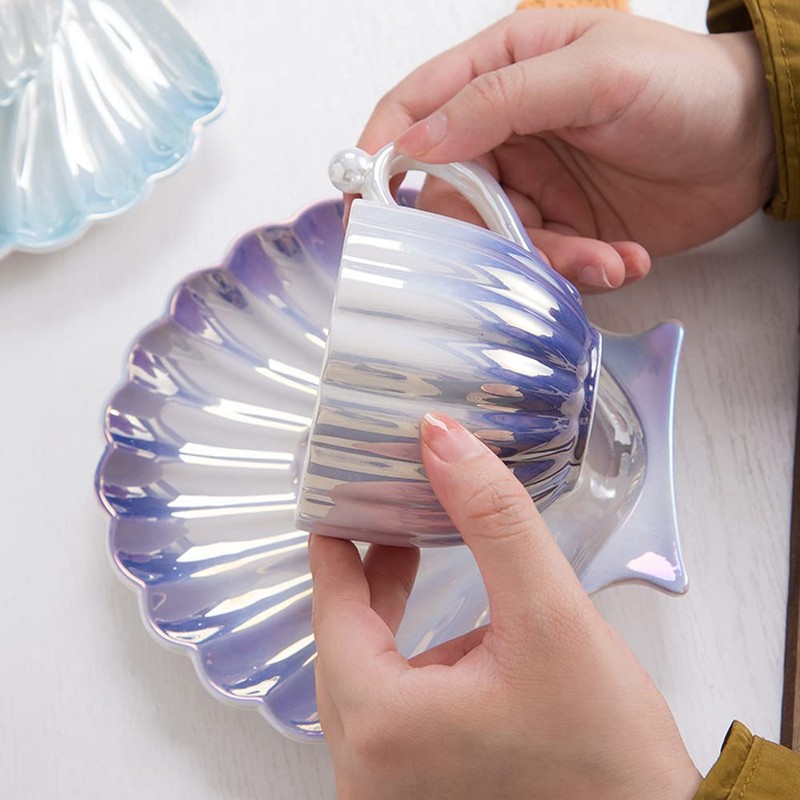 Coffee Cup Set, Cup & Saucer, Stylish, Pottery, Tea, Coffee