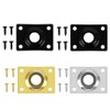 4Pcs Jack Plates Rectangle Guitar Pickup Output Jacks Guitar Jack