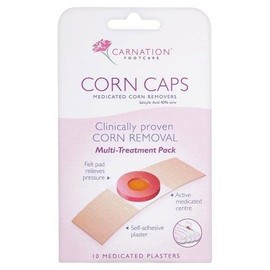 Carnation Footcare Corn Caps x 10-PACK OF 3