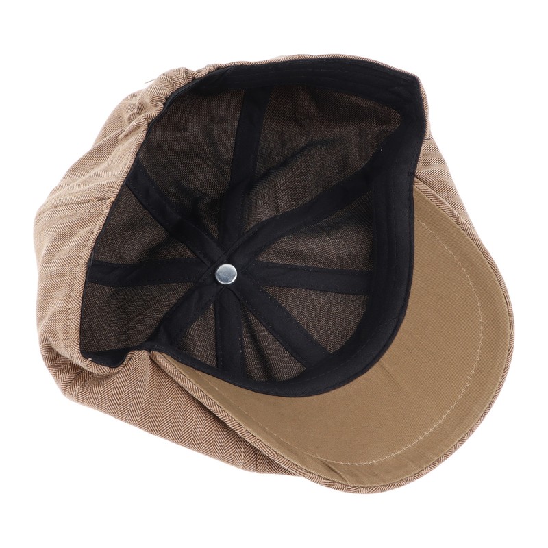 Men Newsboy Hat Vintage Style Soft Cotton Casual Octagonal Hats