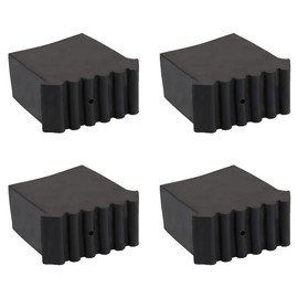 4 Pcs Ladder Non Slip Feet Covers, Thickened Furniture Rubber Foot Cushion Non-Slip Telescopic Ladder Rubber Protective Cushion Ladder Foot Cushion Cover Accessories