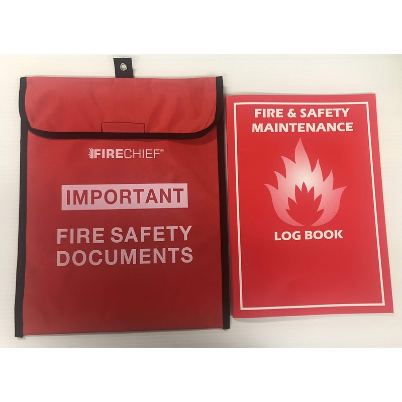 FIRE SAFETY DOCUMENT HOLDER FABRIC COMPLIANT LANDLORD RETAIL HEALTH &