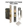 TSS 3 Lever Mortice Sash Lock for Internal Doors 2.5"