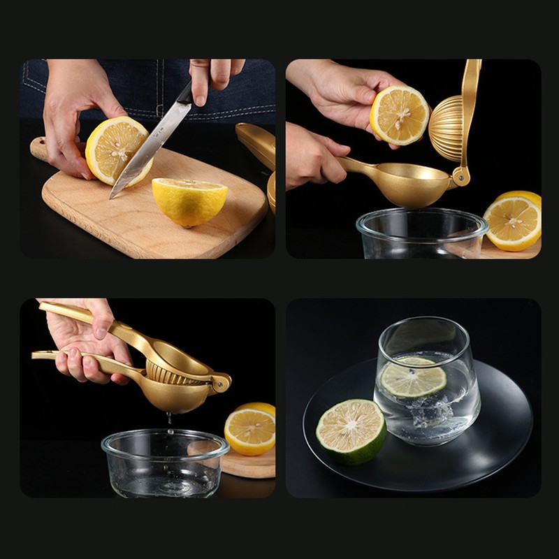 Zinc Alloy Manual Lemon Squeezer Citrus Orange Fruit Press Juicer