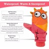 Miaowoof Kids Winter Gloves: Waterproof, Warm, Unisex (Ages 3-4) -