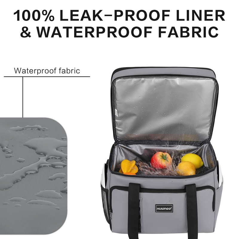 Hulongo 42L Soft Cooler, Insulated Large Cooler Bag for Beach,