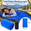 Fleece Sleeping Bag Liner for Camping – Portable 70.87 ×