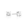 Mini Cubic Silver Earrings (5mm) OTE117Q05Q Stone Color / 미니