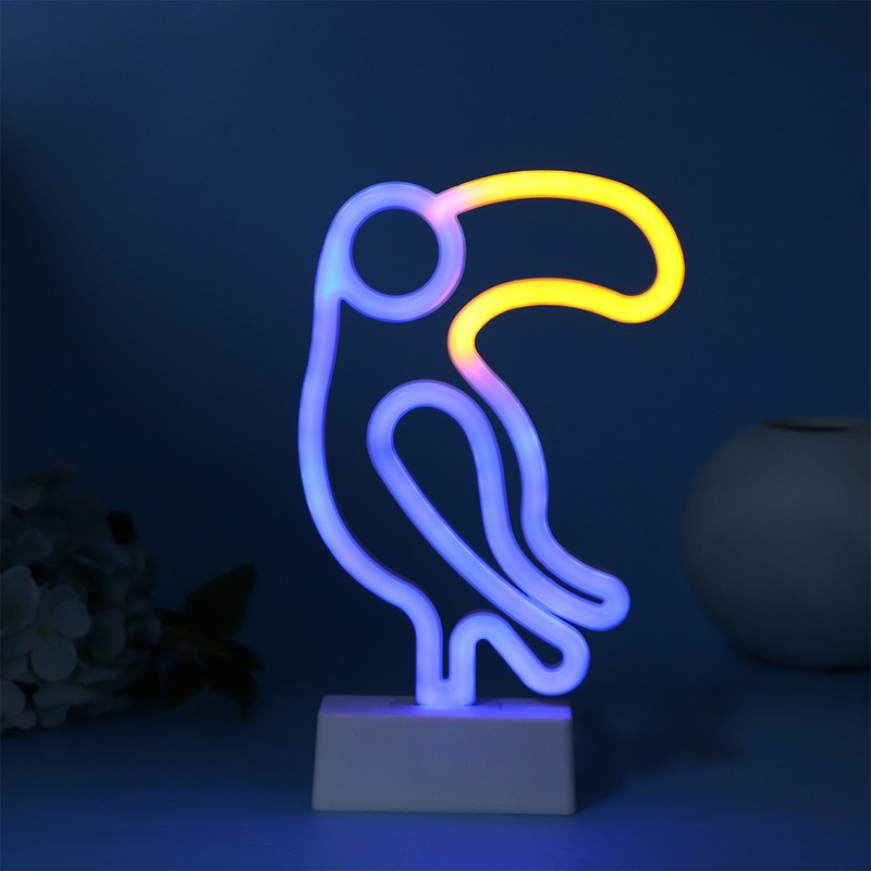 Woodpecker Shape LED Neon Light Night Light for Room Home