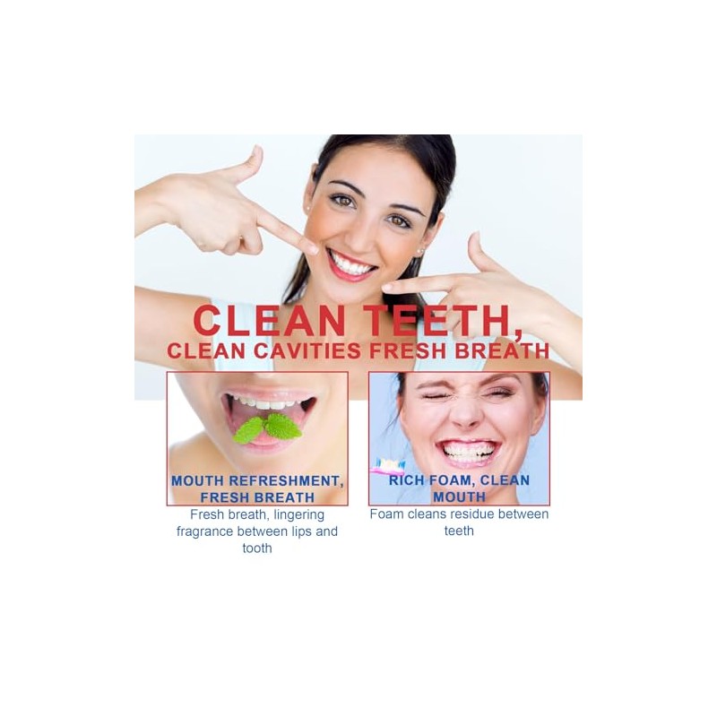 7.5% Hydroxyapatite Toothpaste(Fluoride Free), Nano Hydroxyapatite Toothpaste for Sensitive Teeth,