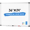 DUMOS 36X24 White Board, Dray Erase Board