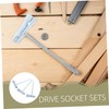 ORFOFE 3pcs T-wrench Spanner Tool: 13-19mm Carbon Steel Chainsaw Scrench