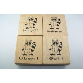 Raccoon Teacher Praise Stamp - Raccoon Class