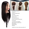 Practice Mannequin Head Novice Hairdressing Training Braiding Doll Head with