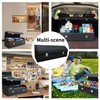 Wuatow Trunk Organizer for Car With Lid,Foldable Trunk Organizer for