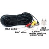 VideoSecu 50ft Audio Video Security Camera BNC Power Cable Pre-Made