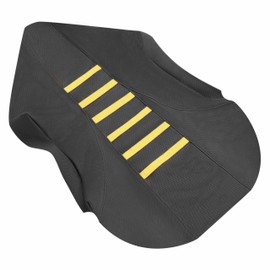 Kojem ATV Seat Cover Compatible with 2003-2009 Suzuki Quadsport Z400 LTZ 400 Seat Protector Black/Yellow