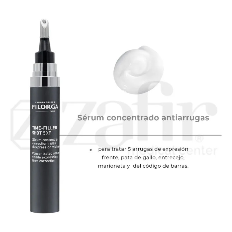Filorga Time Filler Shot 5xp Sérum Antiedad Antirrugas Día Noche