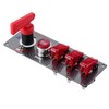 Auto Racing Car Ignition Switch Carbon Fiber Surface Panel 5