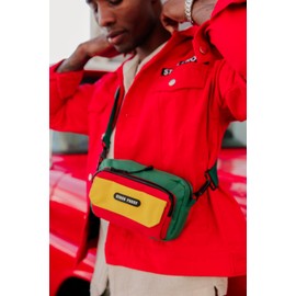 Stash Proof Odor Resistant Flip Crossbody Bag (Multicolor) Sling Bag, Small Chest Bag, Daypack for Hiking, Traveling, and Outdoors