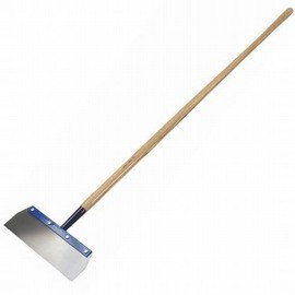 Floor Scraper, 4-3/4 x 14 in, 5 ft, SS/Wood