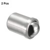 sourcing map Door Cabinet Closet Drawer 12mm Dia Stainless Steel