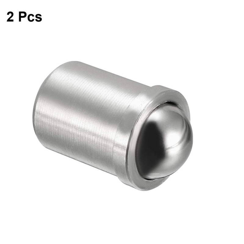 sourcing map Door Cabinet Closet Drawer 12mm Dia Stainless Steel
