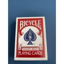 Bicycle Marked Playing Cards made by Bicycle playing card company Red back Maiden.