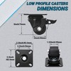 Humagineer 2-Inch Casters Set of 4 Heavy Duty, Load 2200