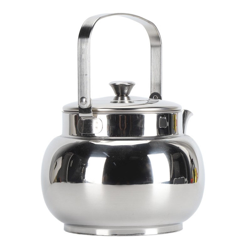Stainless Steel Teapot with Removable Filter Metal Tea Kettle Coffee