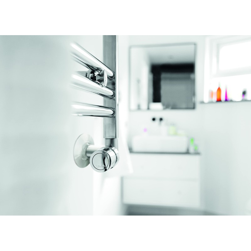 Danfoss RAS-D2 Angle TRV and Lockshield 8/10/15MM-013G6016 for Two-Pipe Domestic