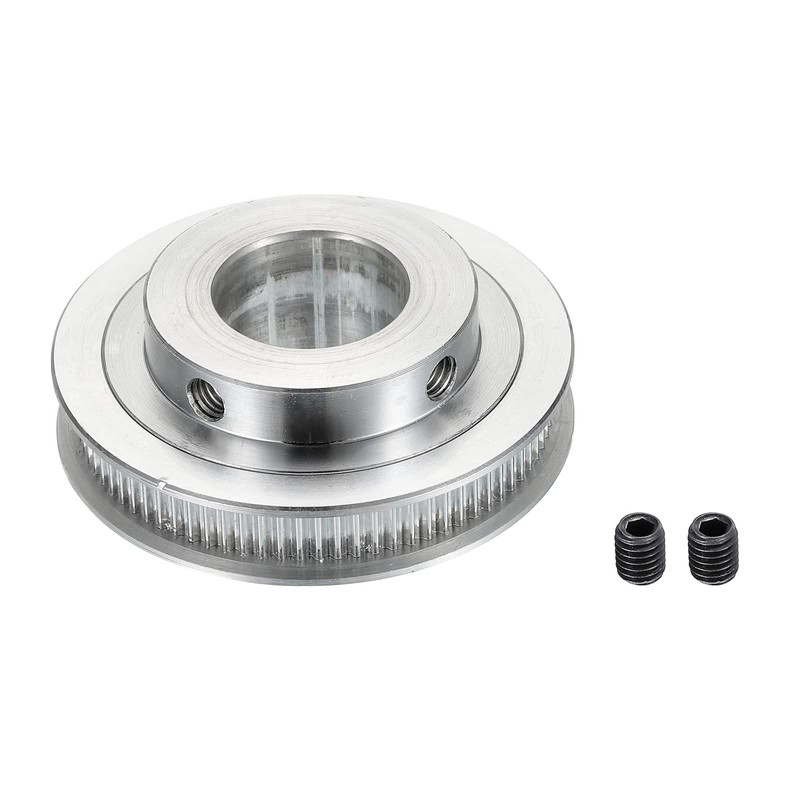 sourcing map 80 Teeth 20 mm Bore Control Roller Aluminium