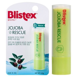 Blistex Jojoba Rescue Lip Balm, Fruit Flavor, 3.7g, 1 Piece / 블리스텍스 호호바 레스큐 립밤, 과일향, 3.7g, 1개