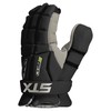 STX Cell VI™ Lacrosse Goalie Gloves, Extra Large, Black, Pair