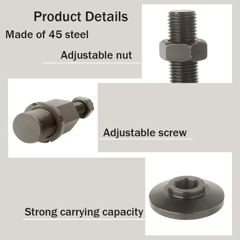 WUEIBUZUDAO Heavy Duty Leveling Screw Leg,Adjustable Leveling feet M20 Thread,Leg