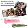 Coloured Hair Extensions, 4 Pieces Hair Strands for Clip-In, Coloured